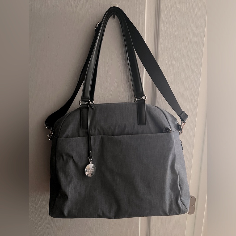 Lo & Sons Gray and Black Women's Bag